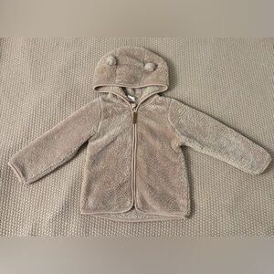 H&M Pink Fuzzy Jacket 2T